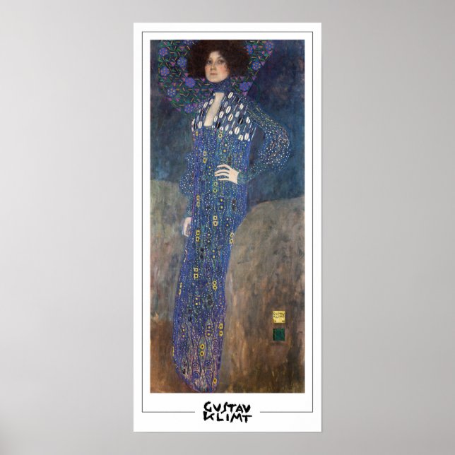 Gustav Klimt Zedign Art Poster #400 (Framsidan)