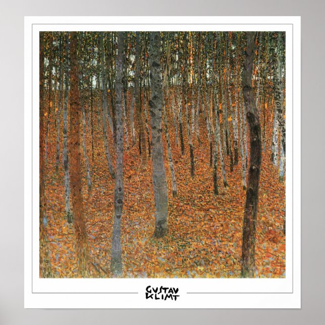 Gustav Klimt Zedign Art Poster #467 (Framsidan)