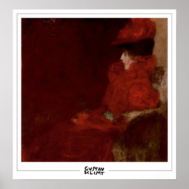 Gustav Klimt Zedign Art Poster #473 (Framsidan)