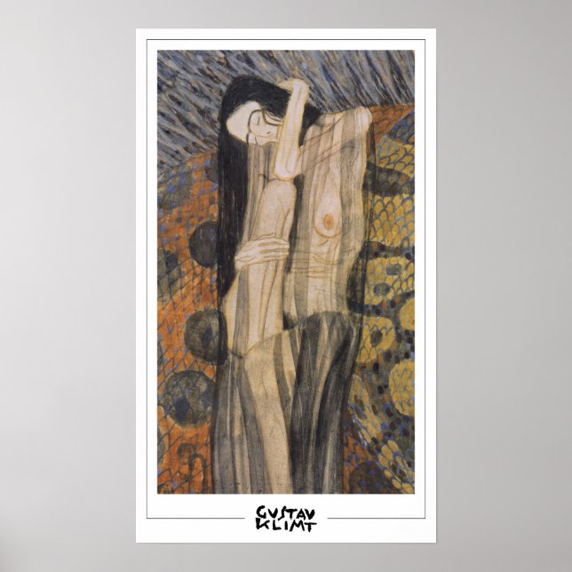 Gustav Klimt Zedign Art Poster #491 (Framsidan)