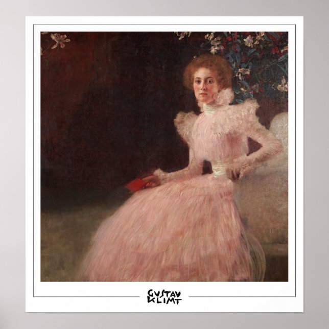 Gustav Klimt Zedign Art Poster #500 (Framsidan)