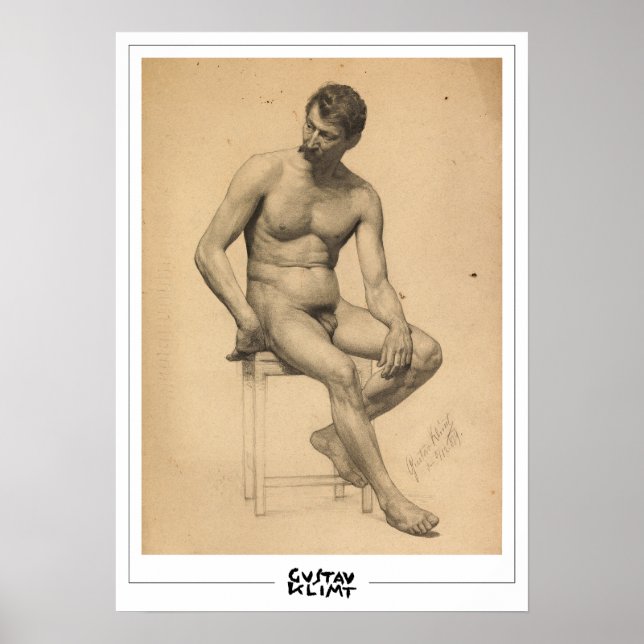 Gustav Klimt Zedign Art Poster #514 (Framsidan)