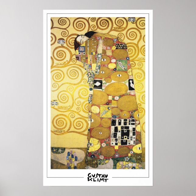 Gustav Klimt Zedign Art Poster #530 (Framsidan)