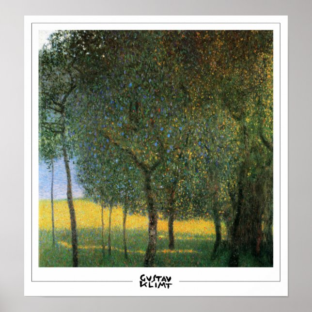 Gustav Klimt Zedign Konstaffisch #244 Poster (Framsidan)