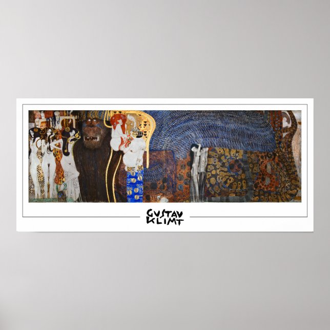 Gustav Klimt Zedign Konstaffisch #361 Poster (Framsidan)