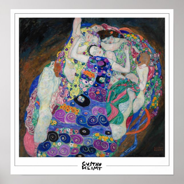 Gustav Klimt Zedign Konstaffisch #8 Poster (Framsidan)