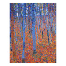 Gustav Klimts Beech Grove I berömd-målning