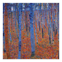Gustav Klimts Beech Grove I berömd-målning