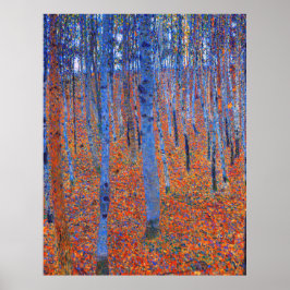 Gustav Klimts Beech Grove I berömd-målning Poster