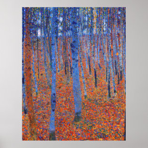 Gustav Klimts Beech Grove I berömd-målning Poster