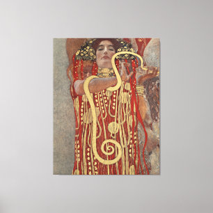 Gustav Klimts berömd. Canvastryck