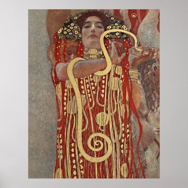 Gustav Klimts berömd. Poster (Framsidan)