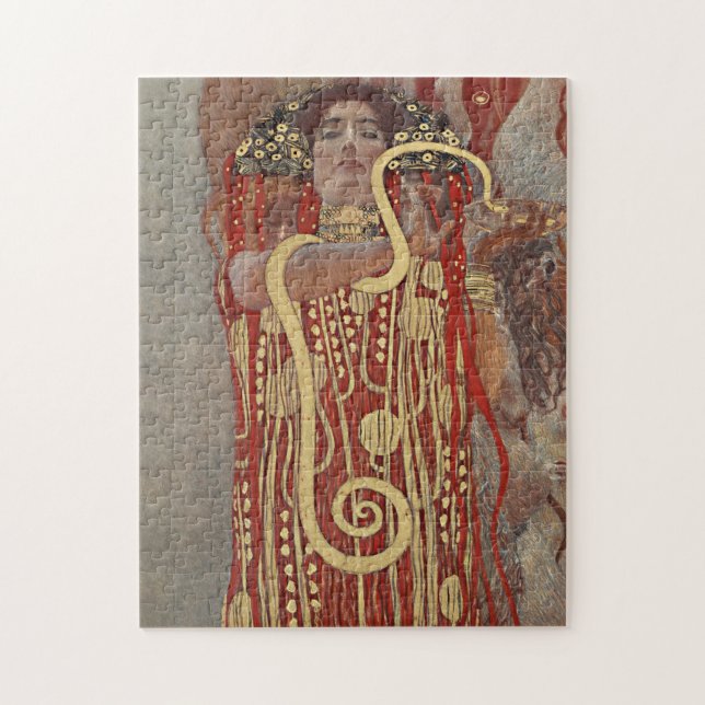 Gustav Klimts berömd. Pussel (Vertikal)