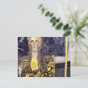 Gustav Klimts berömda målning Pallas Athena Vykort