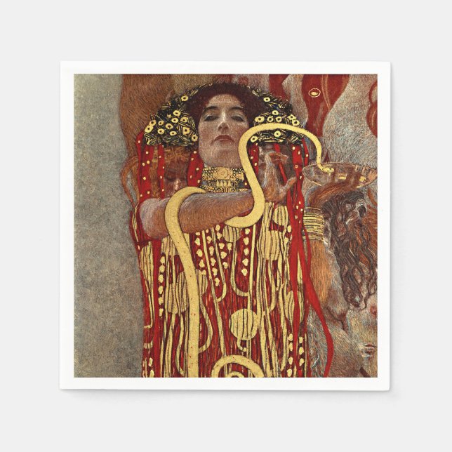 Gustav Klimts bra av Hygieia Pappersservett (Framsidan)