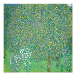 Gustav Klimts dammar under Träd Fototryck