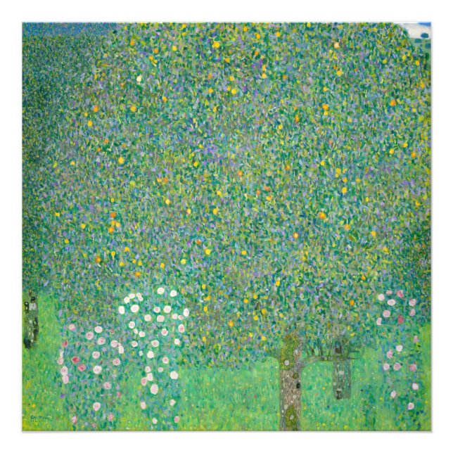 Gustav Klimts dammar under Träd Fototryck (Framsidan)