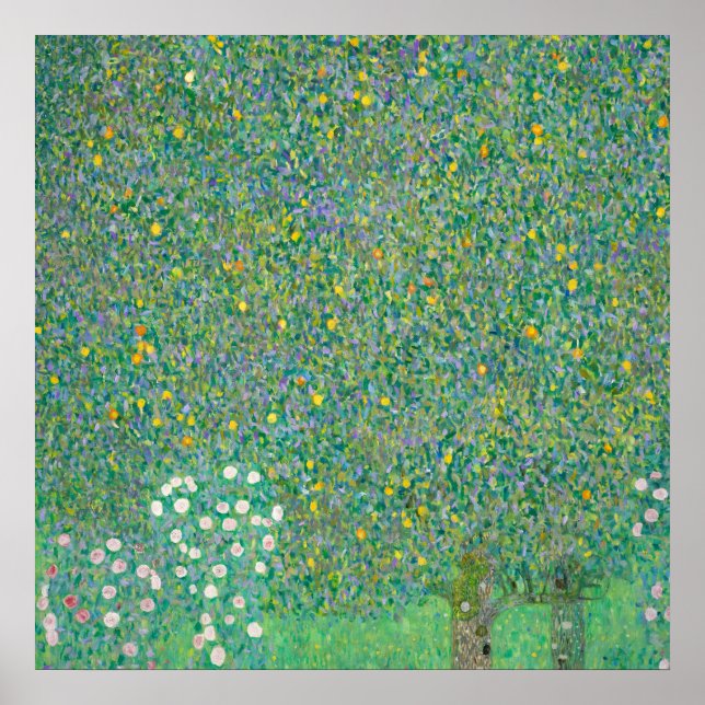 Gustav Klimts dammar under Träd Poster (Framsidan)