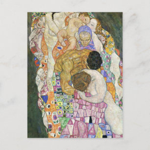 Gustav Klimts död och liv Vykort