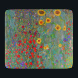 Gustav Klimts Farm Garden med solblommor<br><div class="desc">Gustav Klimts Farm Garden med solblommor i skärskivor.</div>