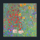 Gustav Klimts Farm Garden med solblommor<br><div class="desc">Gustav Klimts Farm Garden med solblommor</div>