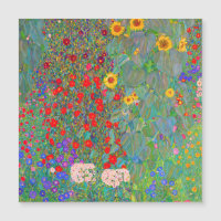 Gustav Klimts Farm Garden med solblommor