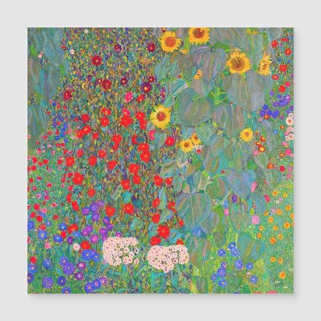 Gustav Klimts Farm Garden med solblommor (Framsida)