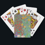 Gustav Klimts Farm Garden med solblommor Casinokort<br><div class="desc">Gustav Klimts Farm Garden med solblommor som spelkort.</div>