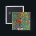 Gustav Klimts Farm Garden med solblommor Knapp<br><div class="desc">Gustav Klimts Farm Garden med knappen Sunblommor.</div>