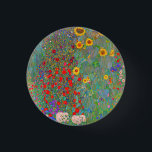 Gustav Klimts Farm Garden med solblommor Knapp<br><div class="desc">Gustav Klimts Farm Garden med knappen Sunblommor.</div>