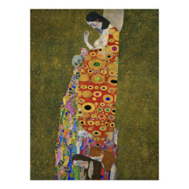 Gustav Klimts Hope II (1907-1908) Perfect Poster