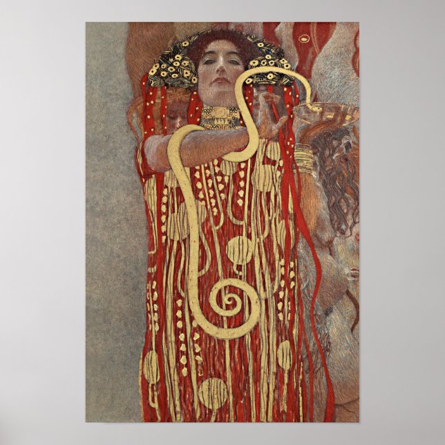 Gustav Klimts Hygieia Poster (Framsidan)