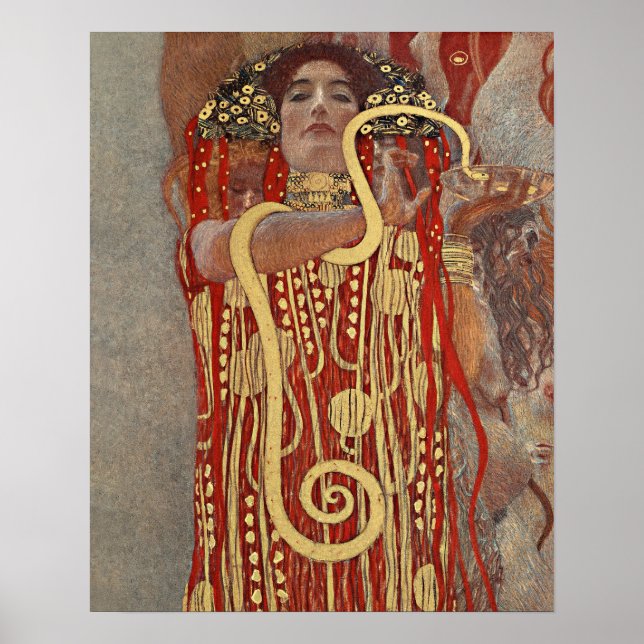 Gustav Klimts Hygieia Poster (Framsidan)