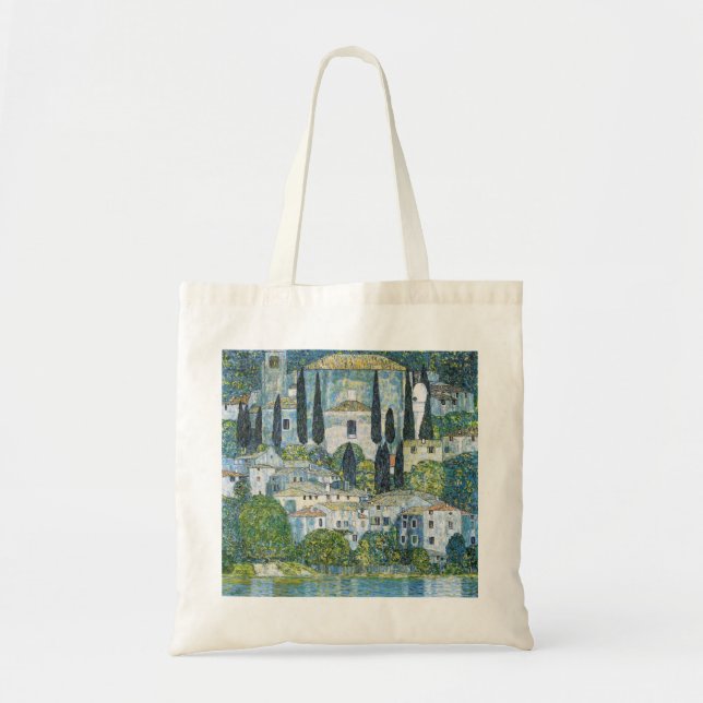 Gustav Klimts Kirche i Cassone-berömdens målning Tygkasse (Framsidan)