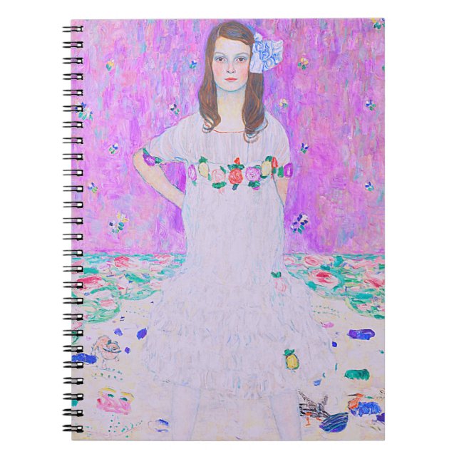 Gustav Klimts Mäda Primavesi-målning Anteckningsbok (Framsidan)