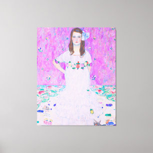 Gustav Klimts Mäda Primavesi-målning Canvastryck