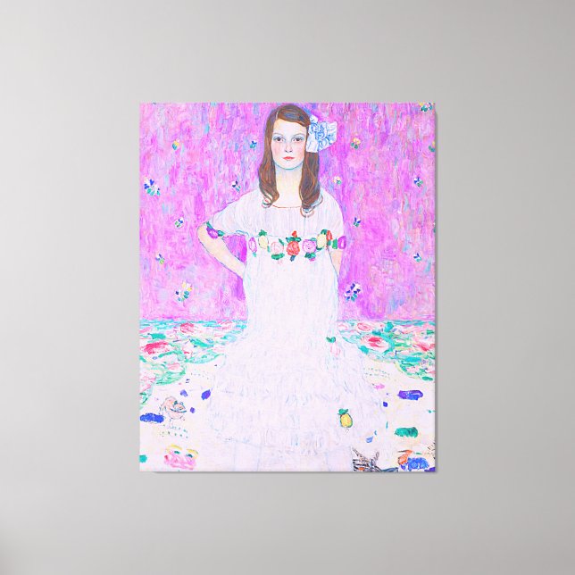 Gustav Klimts Mäda Primavesi-målning Canvastryck (Framsida)