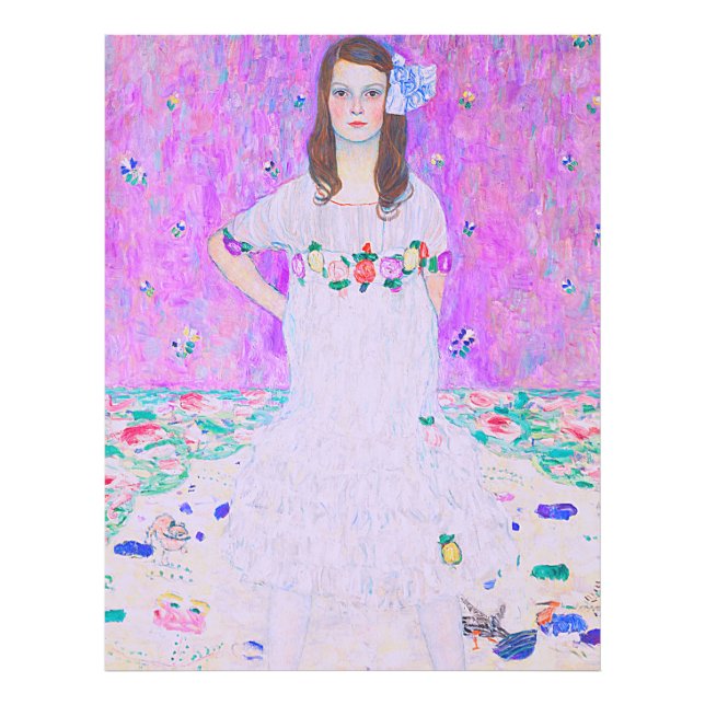 Gustav Klimts Mäda Primavesi-målning Fototryck (Framsidan)
