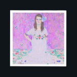 Gustav Klimts Mäda Primavesi-målning Pappersservett<br><div class="desc">Gustav Klimts Mäda Primavesi målar Napkins.</div>