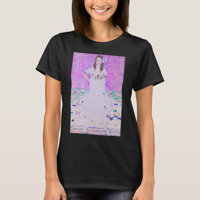 Gustav Klimts Mäda Primavesi-målning T Shirt (Framsida)