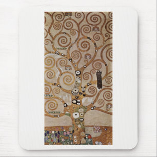 Gustav Klimts målning "Livets träd" (1909) Musmatta