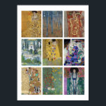 Gustav Klimts målningar Poster<br><div class="desc">Gustav Klimt-målningar</div>
