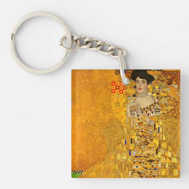 Gustav Klimts Porträtt i Adele Bloch-Bauer I (Framsidan)