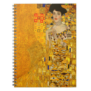 Gustav Klimts Porträtt i Adele Bloch-Bauer I Anteckningsbok