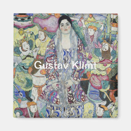 Gustav Klimts Porträtt i Friederike Maria Beer Magnet