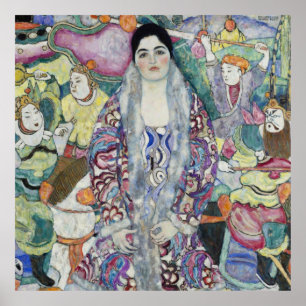 Gustav Klimts Porträtt i Friederike Maria Poster