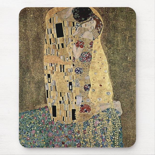 Gustav Klimt's The Kiss (circa 1908) Musmatta (Framsidan)