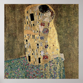 Gustav Klimt's The Kiss (circa 1908) Poster