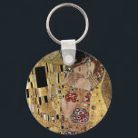Gustav Klimt's The Kiss Detail (cirka 1908) Nyckelring<br><div class="desc">En klassisk teckning som har blivit offentlig och som ger underbara gåvor och andra produkter. En av Gustav Klimts mest berömd fungerar, The Kiss har en framträdande använda i guld löv och inspirerades av det urgamla mosaikernas stil. Klimt (1862-1918) var en av de främsta medlemmarna i Wienseftergirörelsen. Hans arbete kännetecknas...</div>