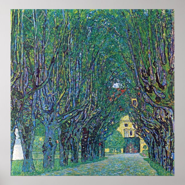 Gustav Klimts väg till parken Poster (Framsidan)